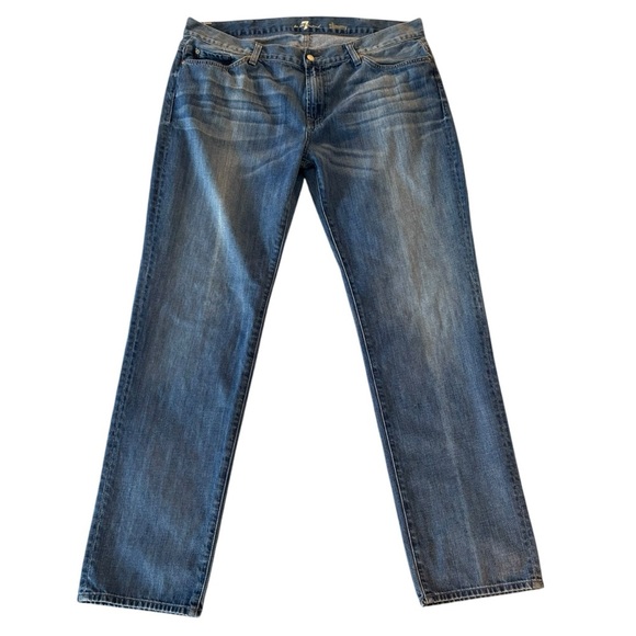 7 for All Mankind Men's Slimmy 100% cotton jeans. Size 40. EUC - Picture 3 of 8